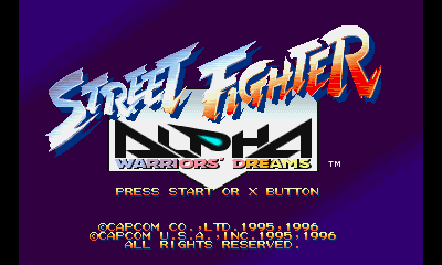 Play <b>Street Fighter Alpha - Warriors' Dreams</b> Online